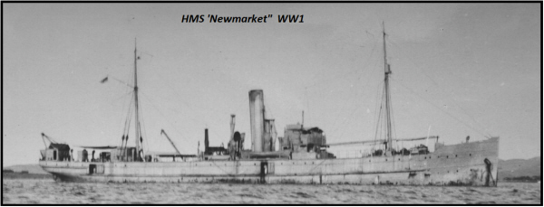 HMS Newmarket, launched 1907, sunk 1917