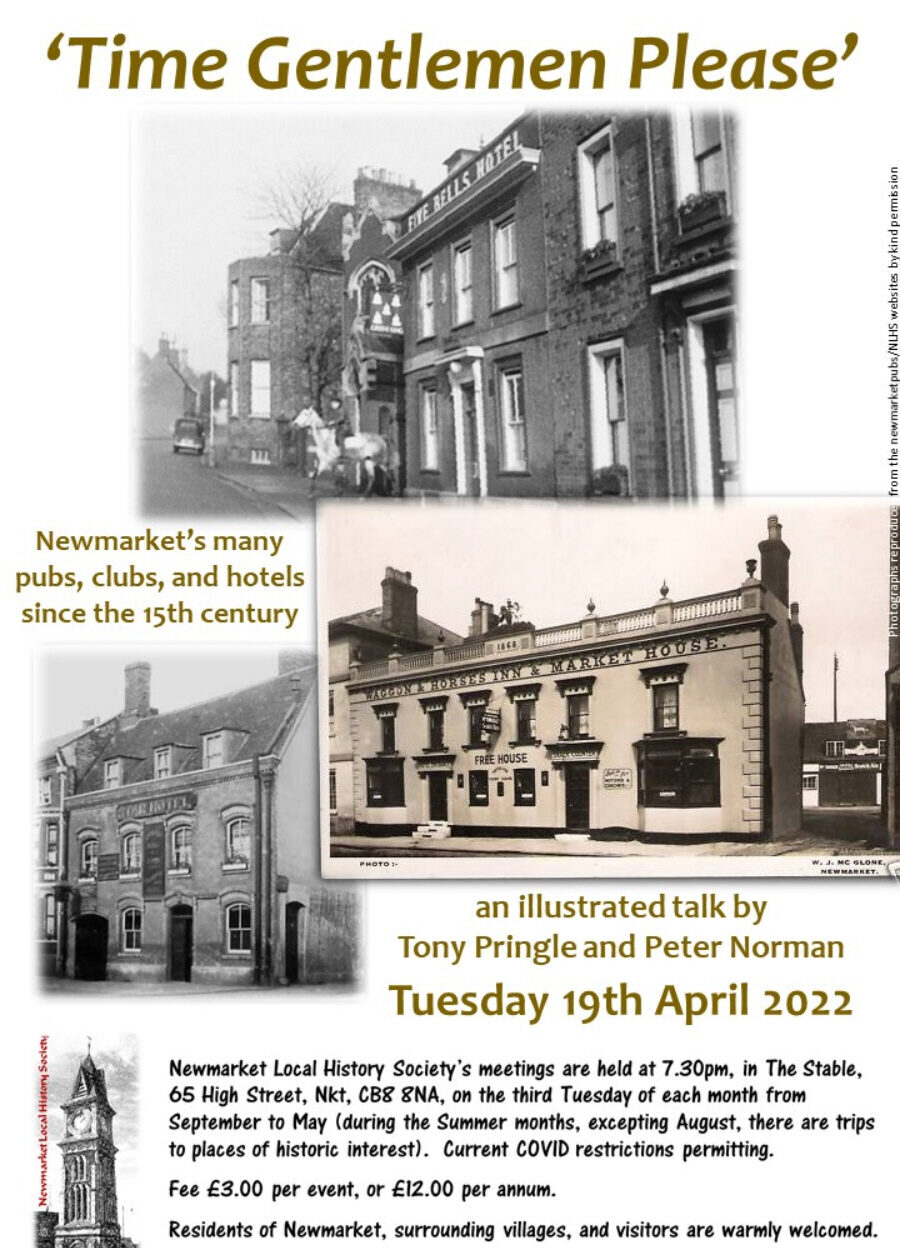 Meeting April 2022 Newmarket Local History Society